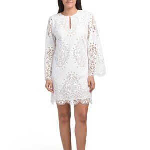 JOHNNY WAS Elandra Mini Shift Dress